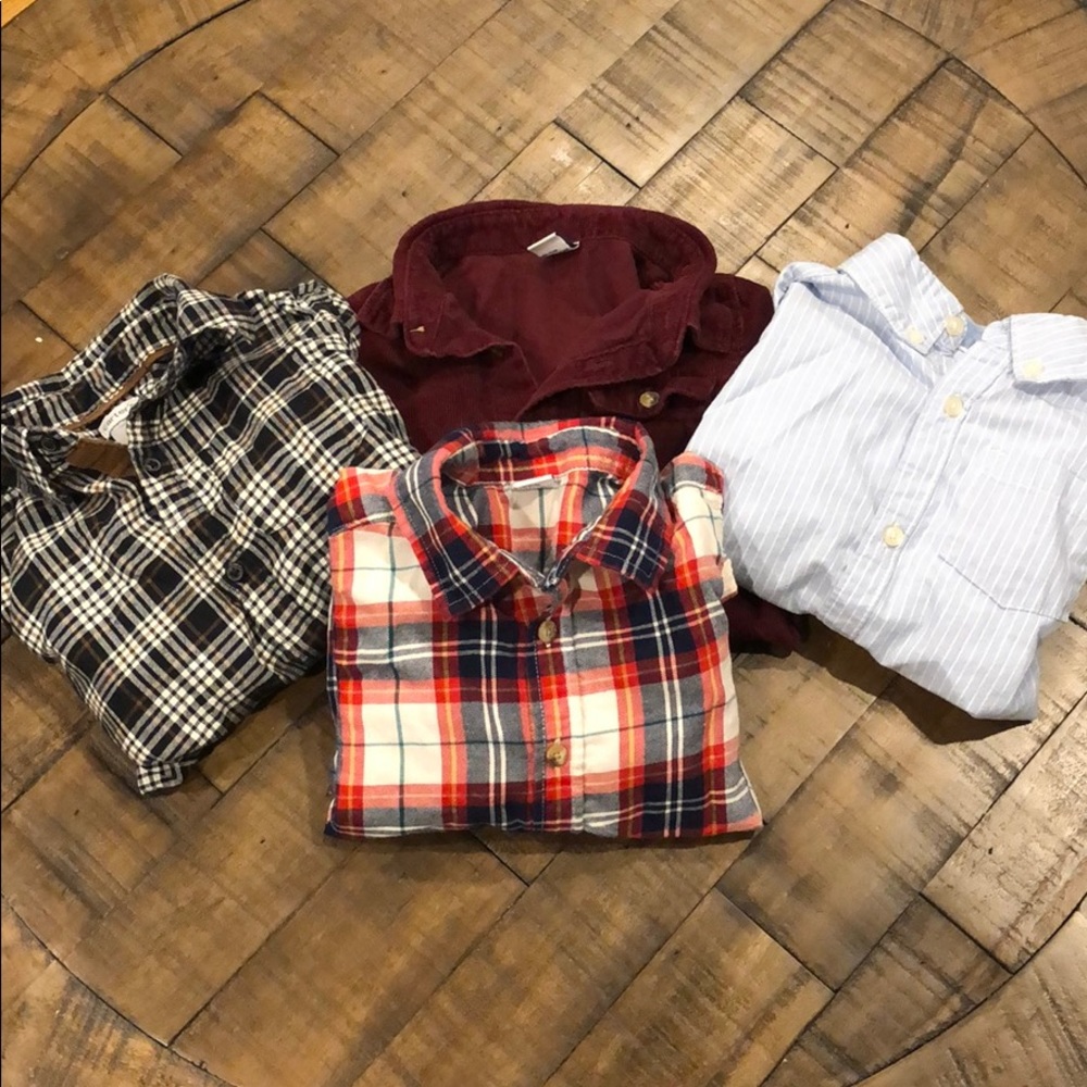 Toddler Boys Old Navy/Carter’s Button Down Bundle